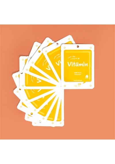 Mjcare On Vitaminli Yüz Maskesi 10'lu