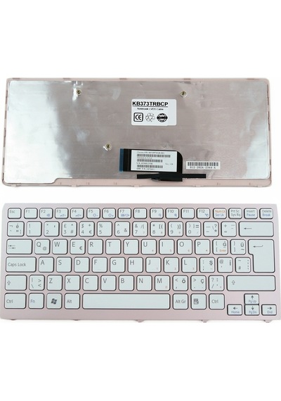 Laptopshop Sony Uyumlu Vaio 550102L46-203-G Vpc-Ea1 148792021 Klavye Beyaz Pembe Çe 439711974
