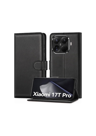 Xiaomi 17t Pro İle Uyumlu Kılıf Cüzdanlı Kapaklı Kartlıklı Standlı Kamera Korumalı Kapak + 1 Adet Ekran Koruyucu Cam, Siyah Çok Renkli Xiaomi 17t Pro İle Uyumlu Kılıf Cüzdanlı Kapaklı Kartlıklı Standlı Kamera Korumalı Kapak + 1 Adet Ekran Koruyucu Cam, Siyah Çok Renkli