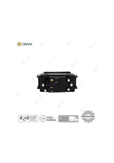 Mercedes W124 Kasa Sağ Ön Cam Açma Düğmesi Anahtarı N11.14058