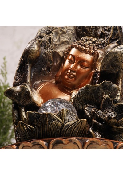 Zen Uyuyan Buddha Temalı Su Şelalesi
