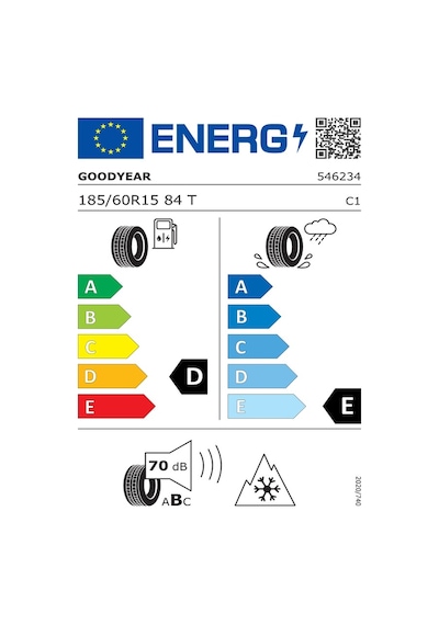Goodyear 185/60R15 84T Ug 8 Ms Kış Lastiği 2023