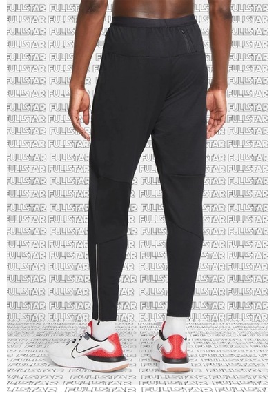 Nike Phenom Elite Knit Pant Waterproof Bel Cepli Reflektörlü Yürüyüş Koşu Pantolunu Siyah
