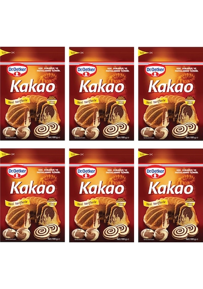 Dr. Oetker Kakao 100 Gr X 6 Adet