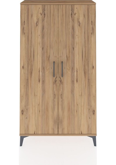 Arges Dolap Tek Raflı Tek Çekmeceli Tek Askılı 88x30x163 Çam-çam Atlas Çam