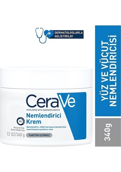 Cerave Kuru ve Çok Kuru Ciltler İçin Nemlendirici Losyon 236 ML + Nemlendirici Krem 340 G