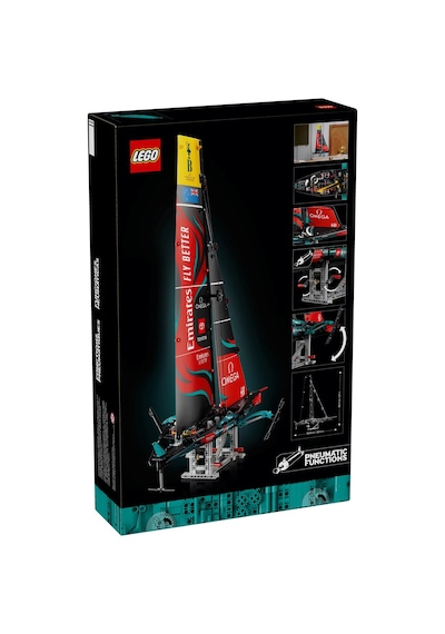 LEGO® Technic Emirates Team New Zealand AC75 Yat 42174 - Yetişkinler için Yelkenli Tekne Modeli Yapım Seti (962 Parça)
