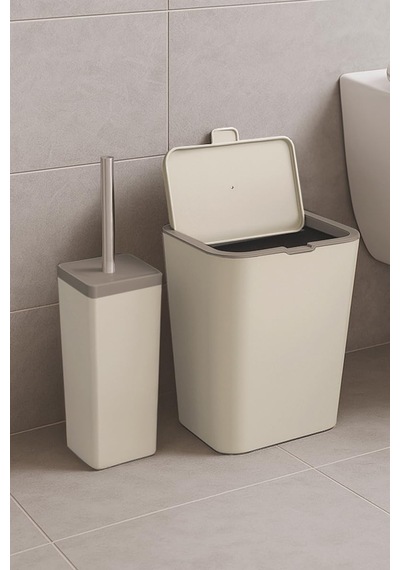 Flip 2'li Banyo Seti - Bej Ahşap Renk Yok Uzaktan Kumanda