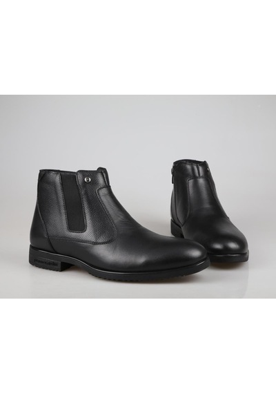 Pierre Cardin 1196063 Hakiki Deri Siyah Erkek Bot 001