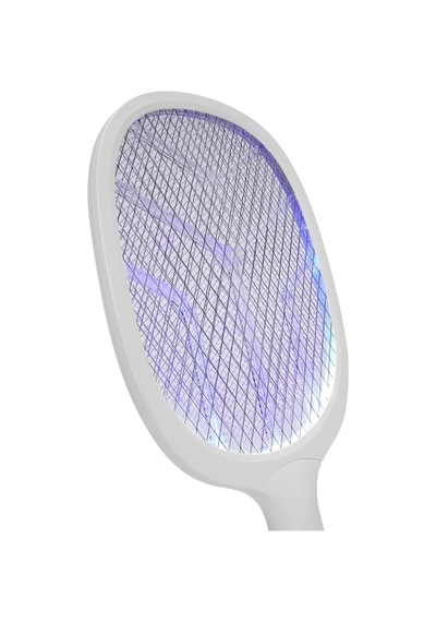 Asonıc As-a25, Beyaz-gri, 3000v, Raket Tipi, Uv Mor Işıklı, 1200mah, Bataryalı, Şarj Edilebilir, Sin