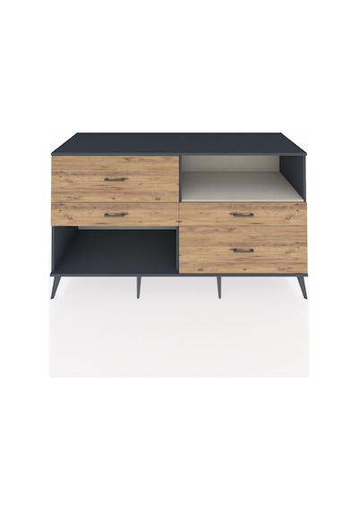 Kronos Konsol Tek Raflı 4 Çekmeceli 176x59x99 Antrasit-aytaşı/ça Antrasit-aytaşı/çam Kronos Konsol Tek Raflı 4 Çekmeceli 176x59x99 Antrasit-aytaşı/ça Antrasit-aytaşı/çam