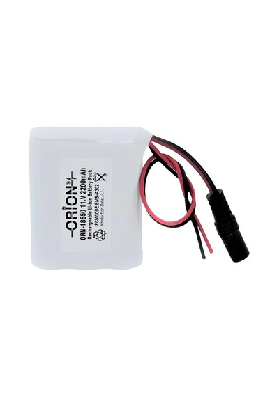 Orion 18650 11.1 V 2200 mAh 3S Bms Devreli Li-ion Şarj Konnektörlü Pil