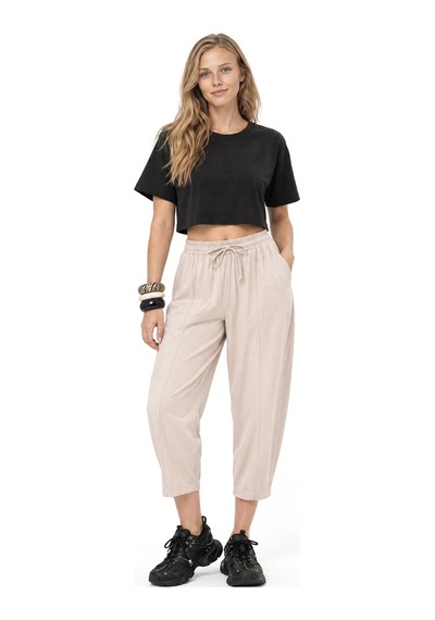 Hiccup Mixray Şalvar Fit Pantolon Taş Doğal 02