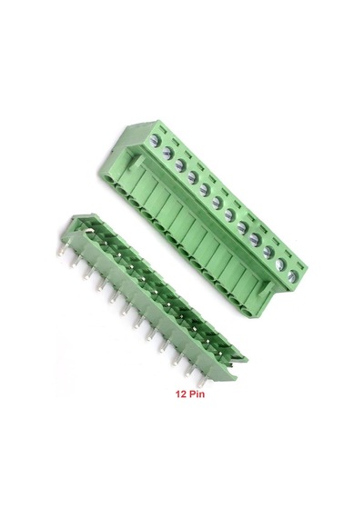 12 Pin 3.81mm Geçmeli 90c Takım Klemens