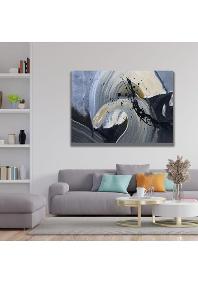 Gaagart Tekli Yatay Kanvas Tablo Uv Baskı Modern Soft Fırça Darbeleri 70 X 50 Gartnm8625 -