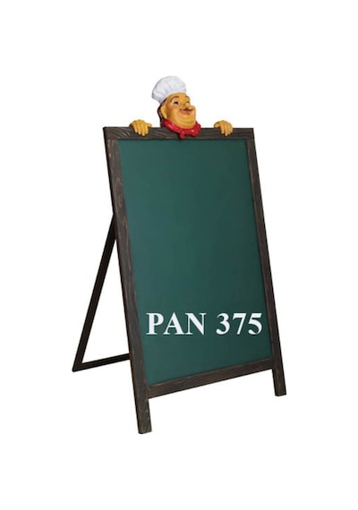 Restaurant Lüks Ahşap Ayaklı Yazı Tahtası (Ahçı Board)Pan 375