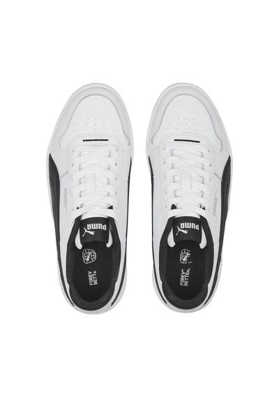 Papuçcity Puma Carina Unisex Günlük Sneakers Spor Ayakkabı Beyaz - Siyah