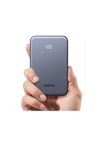 Ugreen 10.000 Mah 20 W Hızlı Şarj Powerbank Pd/qc Taşınabilir Şarj Cihazı, 75131b Gri