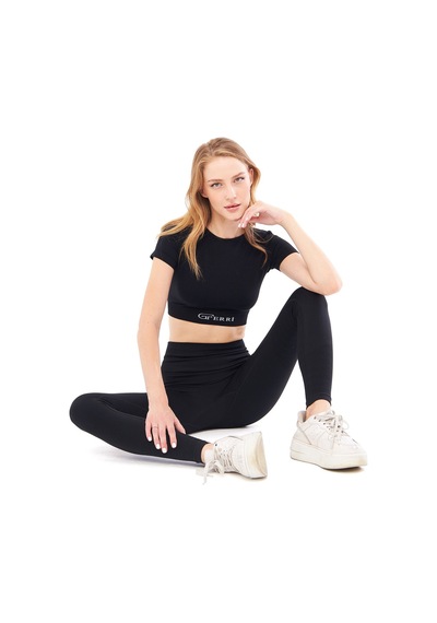 Giorgina Ferri Yumuşak Dokulu, Esnek Yoga, Koşu, Spor Ve Günlük Crop Top Mila
