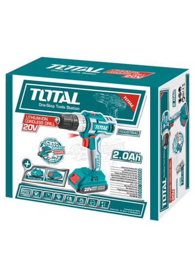 Total TDLI20024 20 V 2.0 Ah Li - Ion Akülü Matkap
