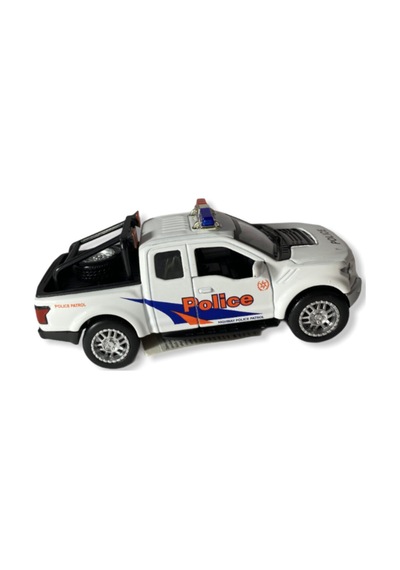 Nitro Speed 1:36 Çek Bırak Polis Arabası Beyaz