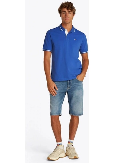 Tommy Hilfiger Tjm Reg Tıpped Polo Mavi