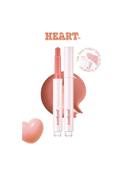 Yoğun Nemlendirici, Parlak Bitişli Balm Heart Jam Glow Lip 4 Honey Nut