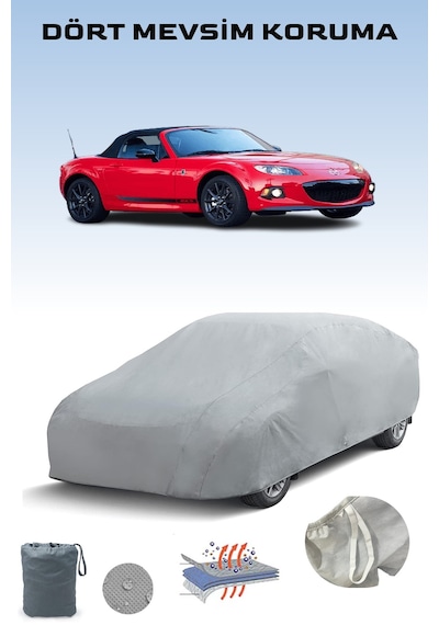 Mazda Mx-5 / Miata 2015 - 2021 Araba Brandası Oto Branda Gri
