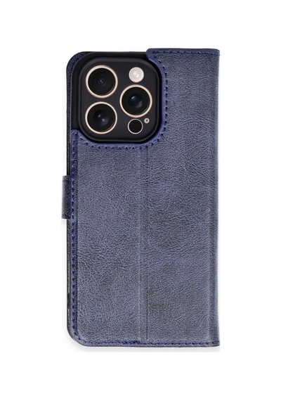 Newface Apple İphone 16 Pro Kılıf Trend S Plus Kapaklı Kılıf - Lacivert