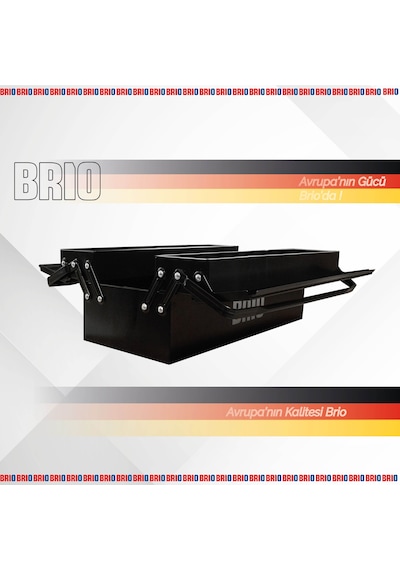 Brio Takım Çantası Boş 3 Gözlü 420 Mm
