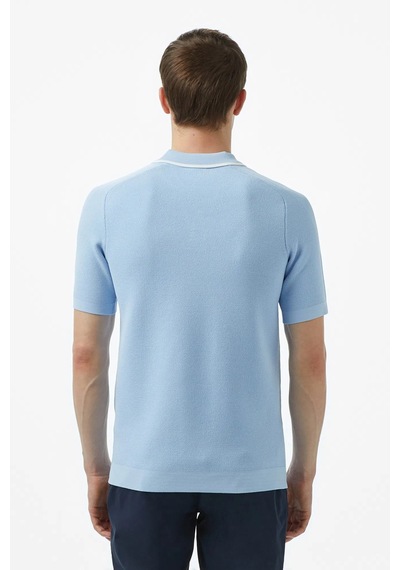 Lacoste Regular Fit Kısa Kollu V Yaka Polo Yaka Erkek Triko Tişört Açık Mavi Açık Mavi Lacoste Regular Fit Kısa Kollu V Yaka Polo Yaka Erkek Triko Tişört Açık Mavi Açık Mavi