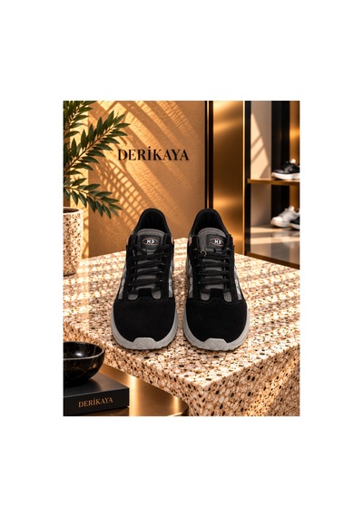Derikaya Kadın Rahat Günlük Sneaker Ayakkabı siyah