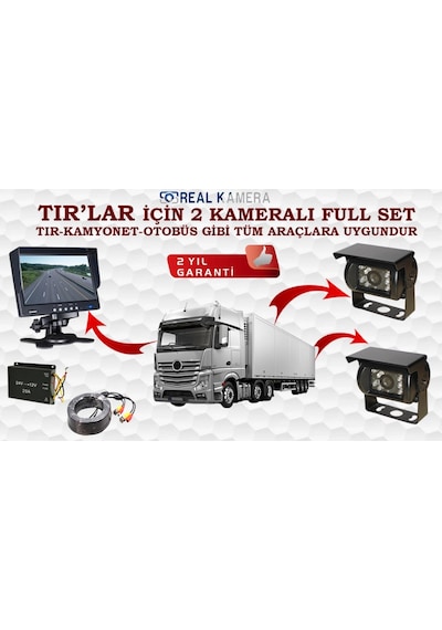 Tır Kamera Seti 2 Kameralı