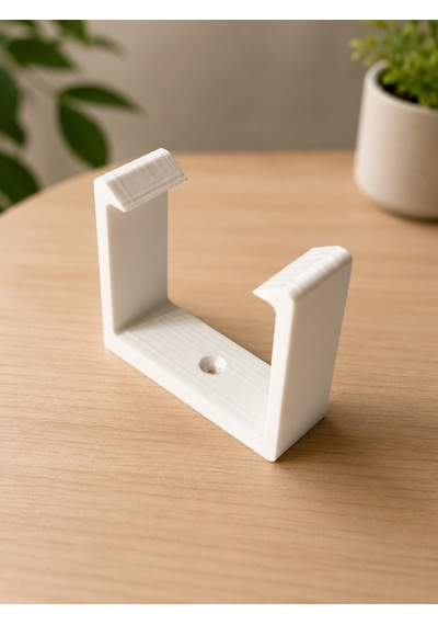 Veriqo 3d Masa Altı Uzatma Kablosu Tutucu Kablo Prizi Sabitleme Aparatı Vida Montajlı Beyaz
