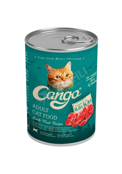 Cango Yetişkin Yaş Kedi Maması Etli 415 Gr