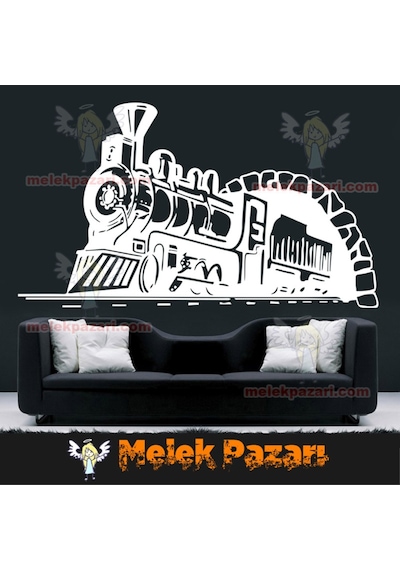 Buharlı Tren Çocuk Duvar Sticker