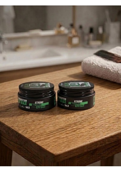 Fix Egoiste Hair Wax Vol.6 Strong Natural Effect Saç Vaksı 150 Ml - Doğal Etki Güçlü Tutuş Wax 2'li Set