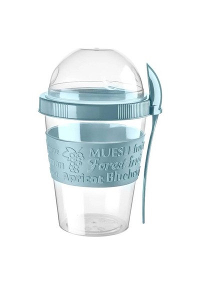 Emilahome Take'n Go 600 Ml Beslenme Kabı &yoğurt Kabı & Lunch Box Turkuaz - 867618880 Turkuaz