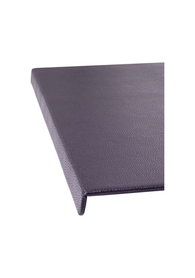 Turgut Office Deri Masa Sümeni Siyah Kenar Korumalı 60 x 40 CM