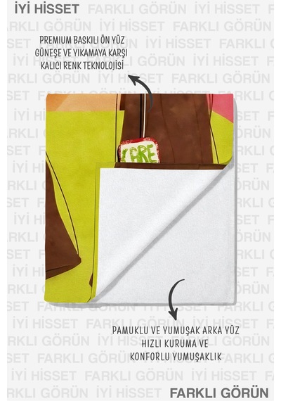 Kadın Figürlü Sanatsal Plaj Havlusu-modern Pop Art Pembe Yeşil Havuz Deniz Hızlı Kuruyan Örtü Havlu Gölgeli Melon Kadın Figürlü Sanatsal Plaj Havlusu-modern Pop Art Pembe Yeşil Havuz Deniz Hızlı Kuruyan Örtü Havlu Gölgeli Melon