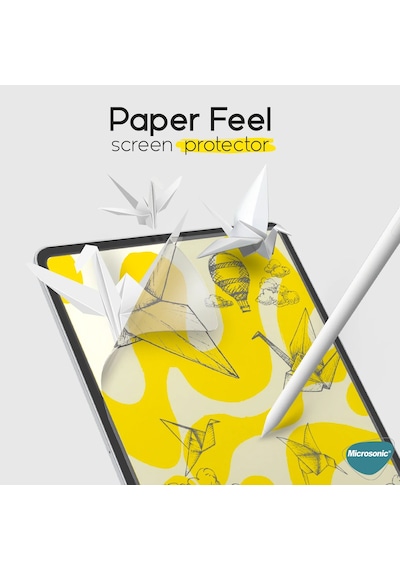 Microsonic Samsung Galaxy Uyumlu Tab S10 Fe Paper Feel Kağıt Dokulu Mat Ekran Koruyucu