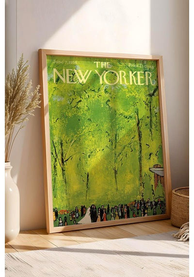 The New Yorker Çerçeveli Tablo June 7 1958