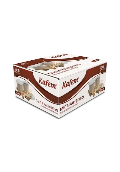 Kafem Tahta Karıştırıcı 11cm 1000 Adet X 25 Paket Koli