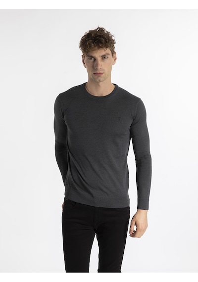 Trussardi Trussardı Erkek Kazak  TRRD003628 Füme