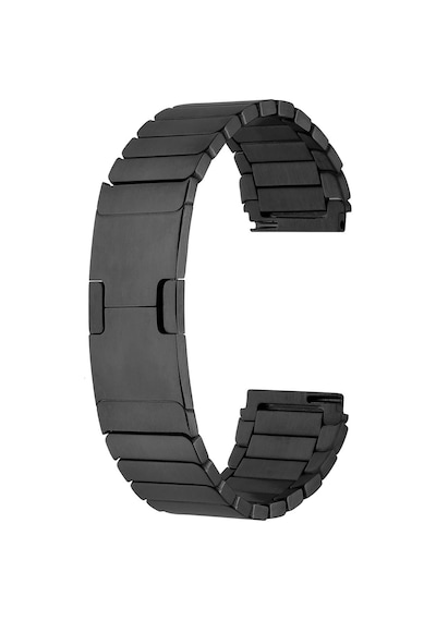 Gear S3 22mm Uyumlu Krd-82 22mm Metal Zore Kordon-siyah