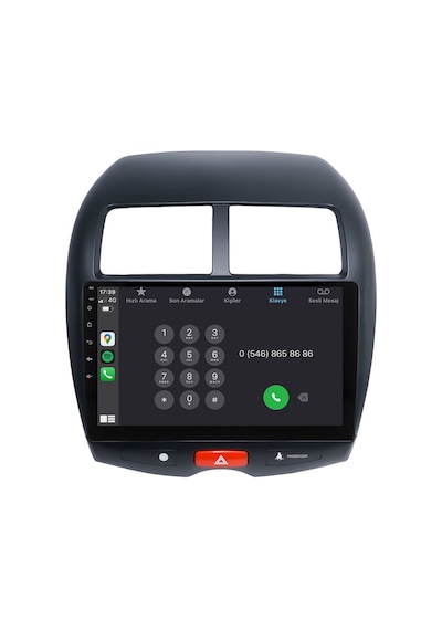 Mitsubishi Asx Android Multimedya Sistemi 2011-2016 Crv-4360xr 9"