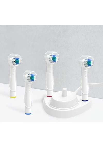 Oral-b Uyumlu Şarjlı Diş Fırçası Ve Elektrikli Diş Fırçası Başlıkları Için Koruma Kapağı 2 Adet