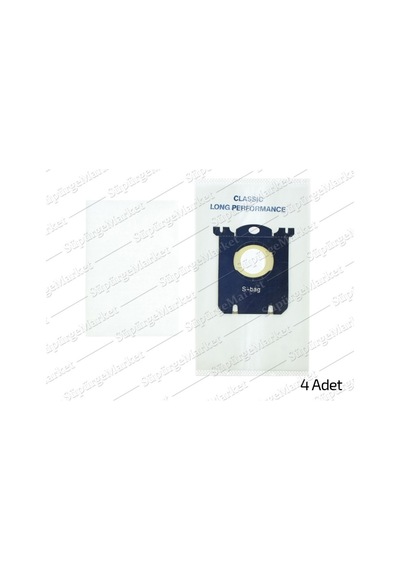 Philips Uyumlu S-Bag Fc8021/03 Süpürge Toz Torbası 4'Lü