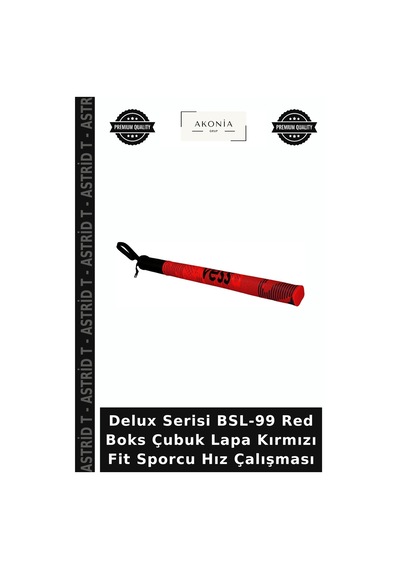 Delux Serisi Bsl-99 Red Boks Çubuk Lapa Kırmızı Fit Sporcu Hız Çalışması