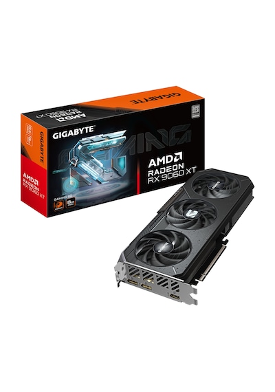 Gıgabyte Vga Amd 8gb Gddr6 Rx9060xt Gamıng Gv-r9060xtgamıng-8gd 128bıt/2xdp/1xhdmı/3xfan